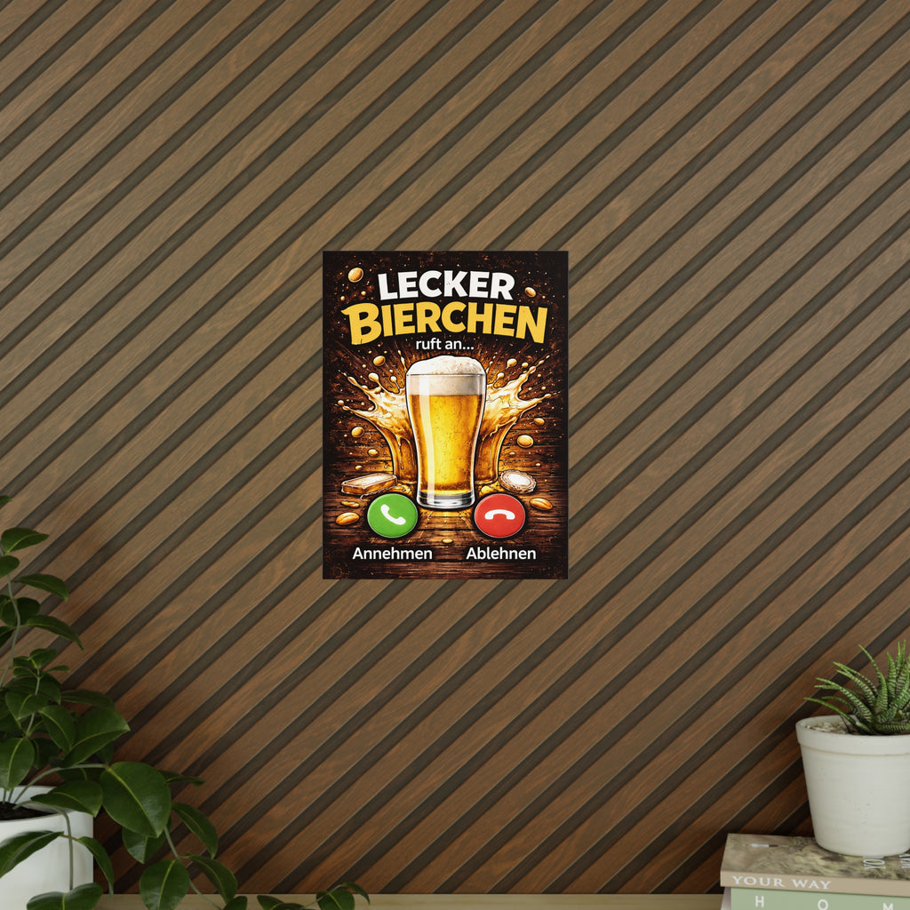 Lecker Bierchen Poster