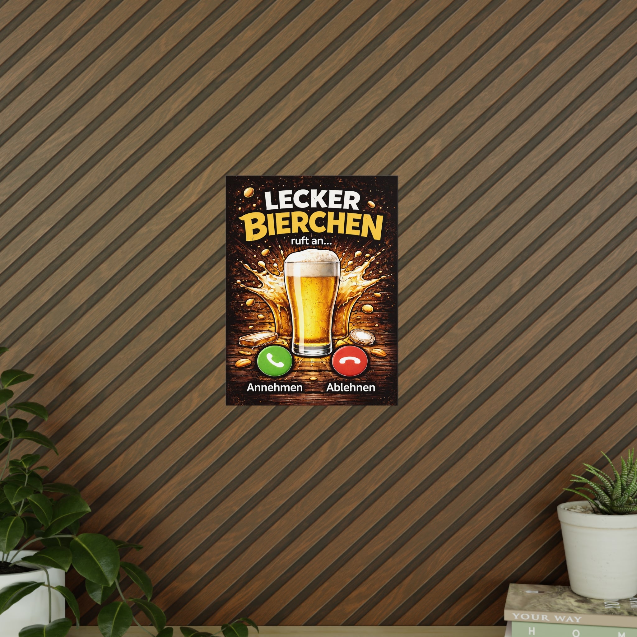 Lecker Bierchen Poster