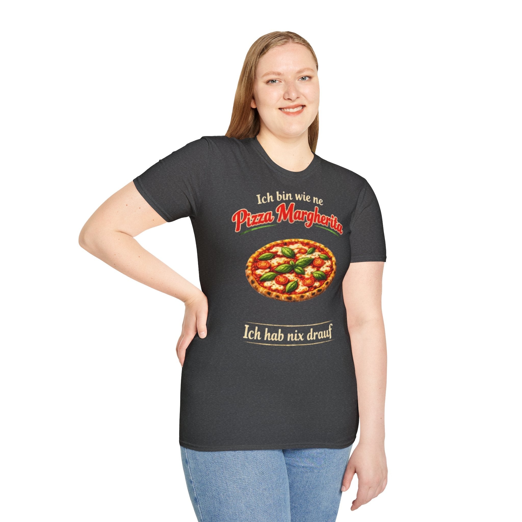 Pizza Margherita Shirt Ich hab nix drauf