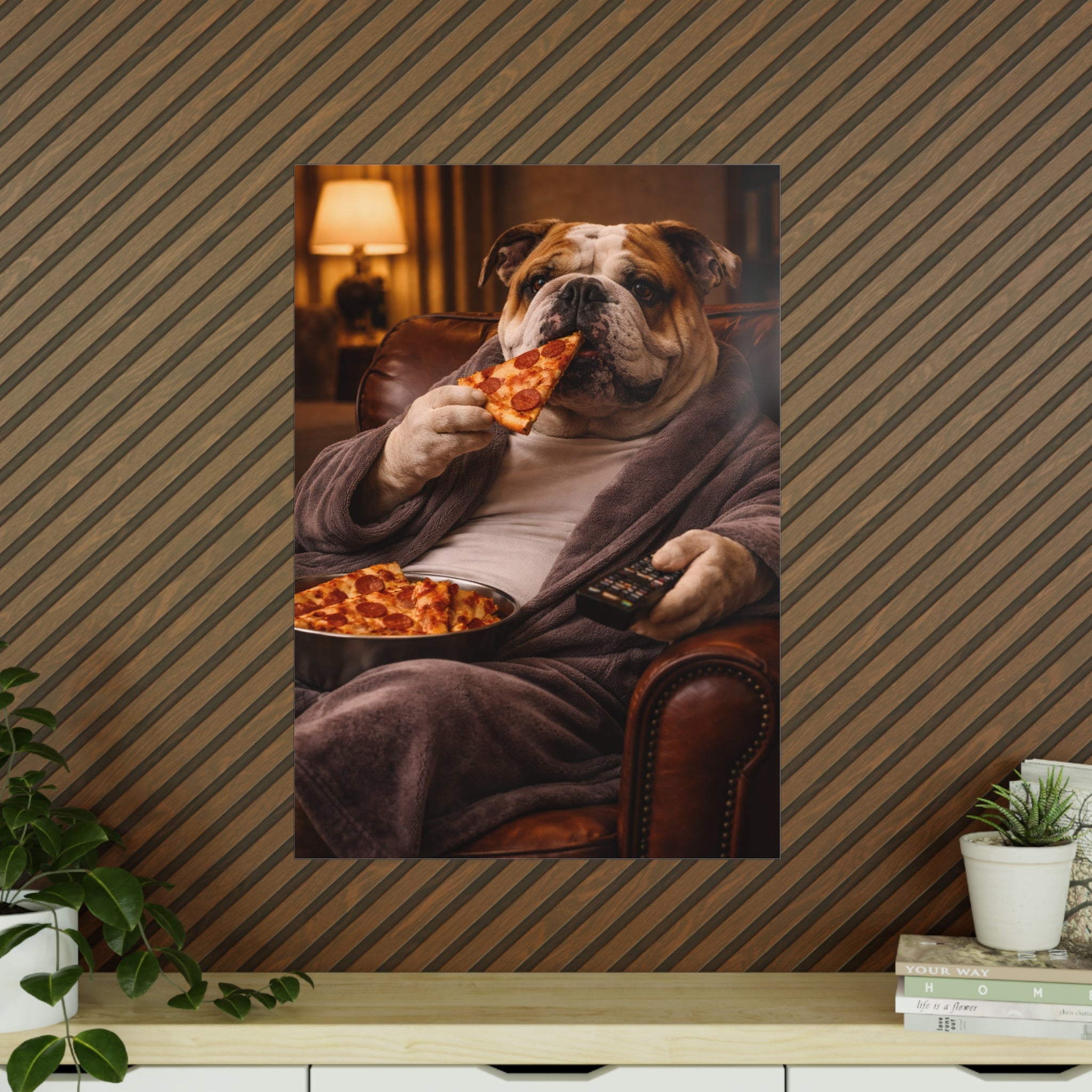 Chilliger Hund Poster