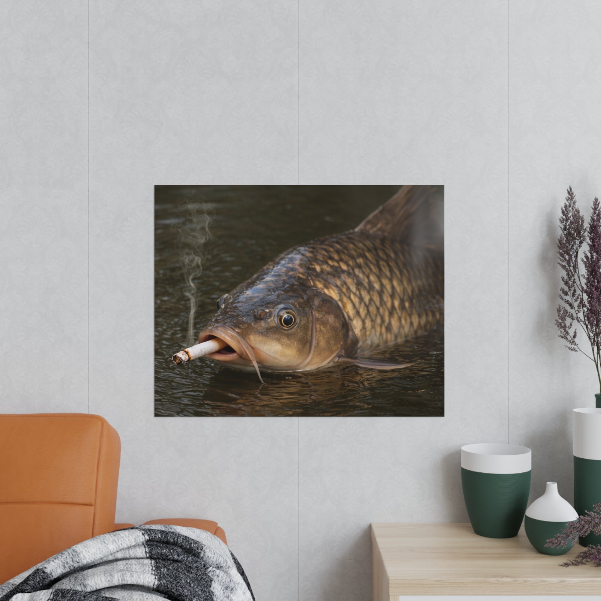 Lustiges Fish Poster