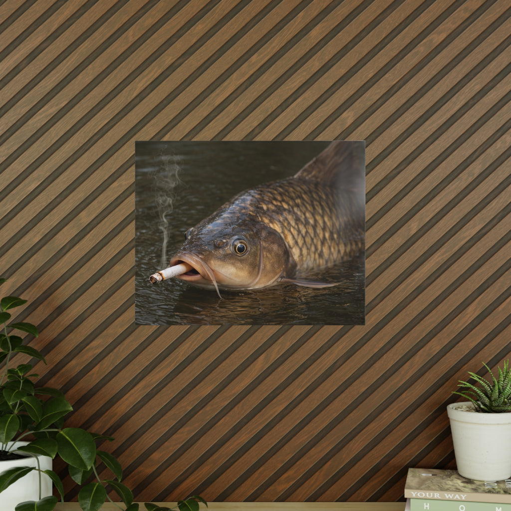 Lustiges Fish Poster