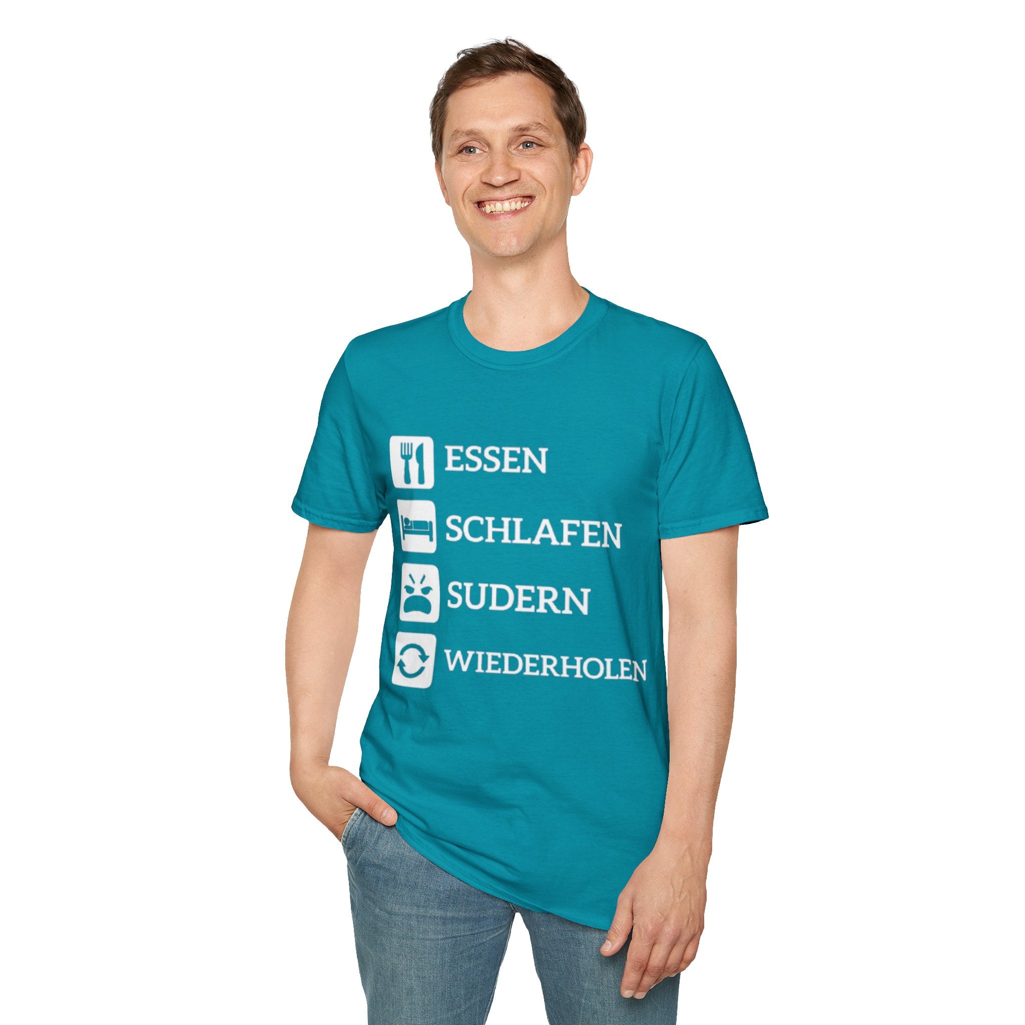 Essen Schlafen Sudern Wiederholen Shirt