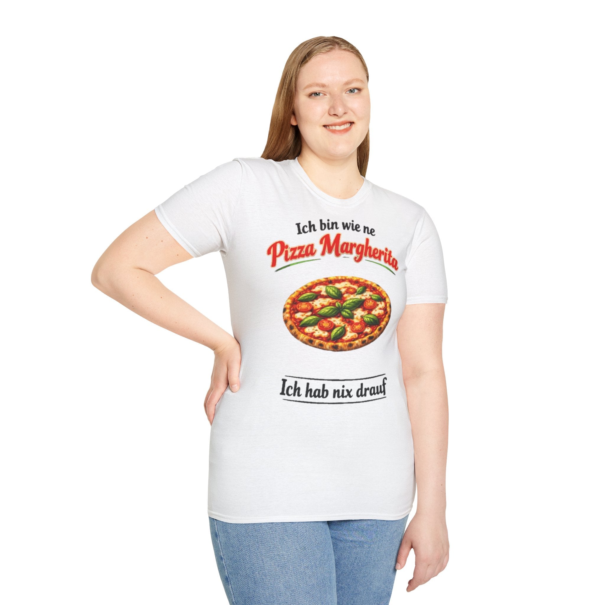 Pizza Margherita Shirt Ich hab nix drauf