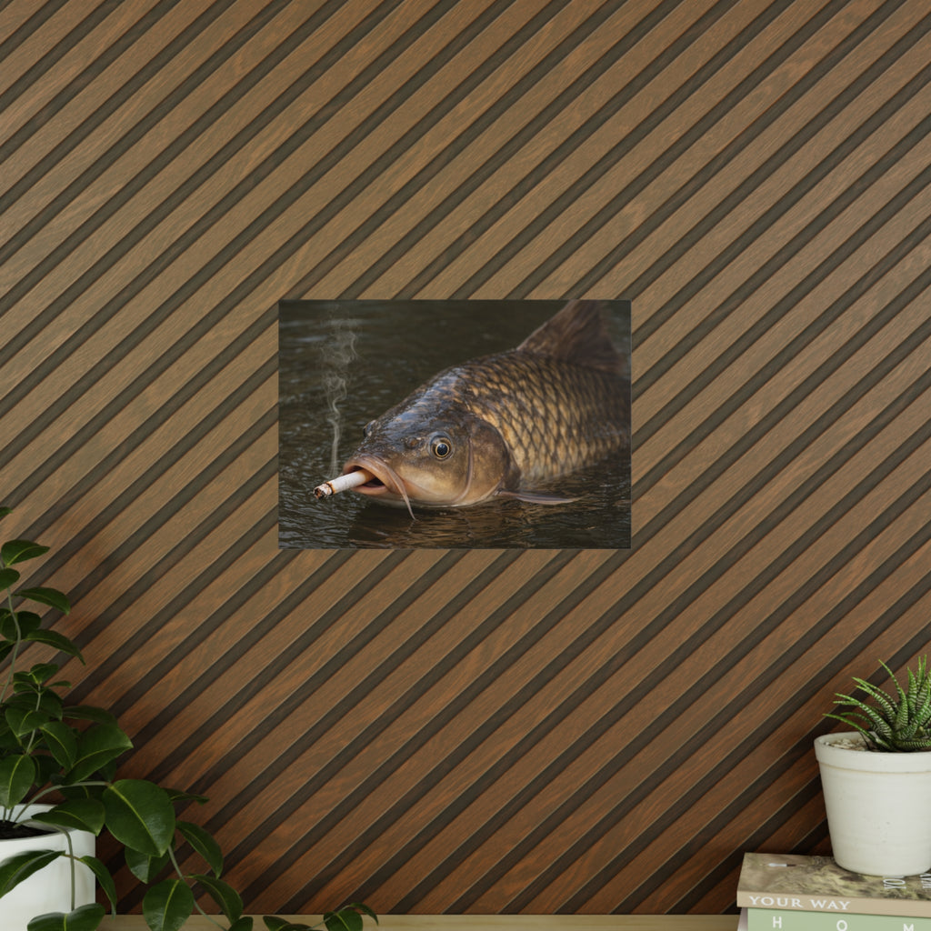Lustiges Fish Poster