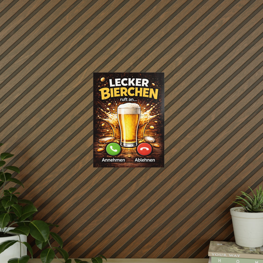 Lecker Bierchen Poster