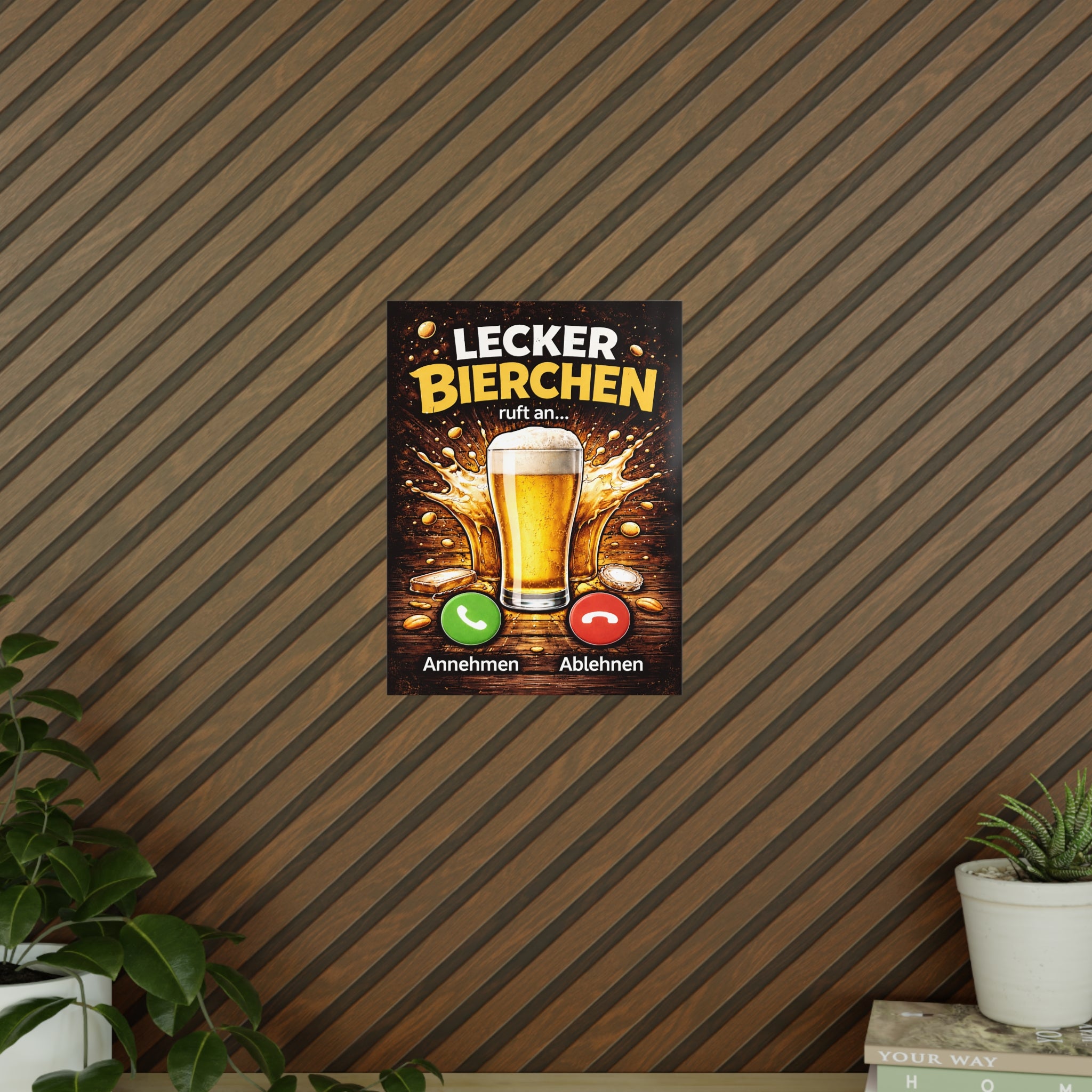 Lecker Bierchen Poster