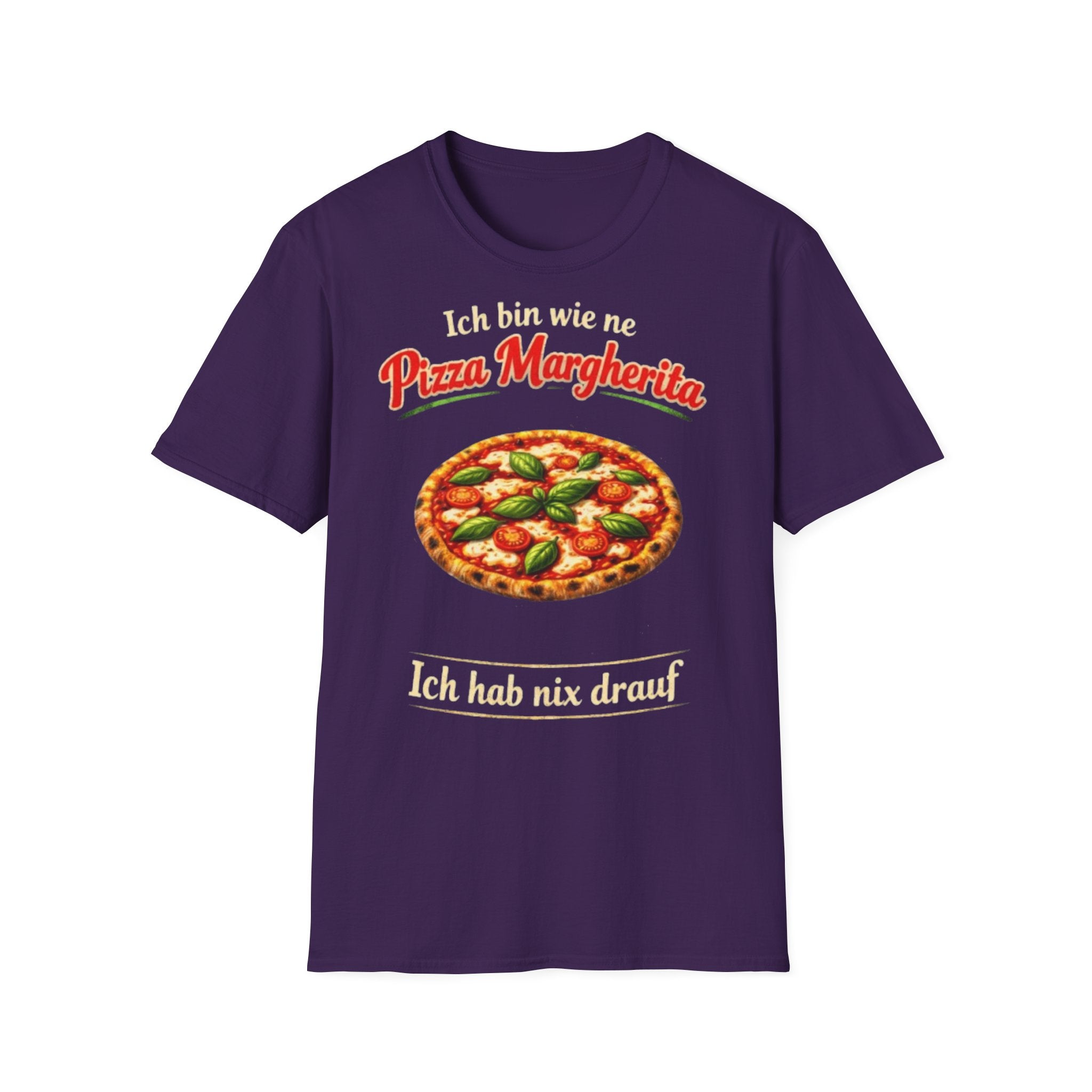 Pizza Margherita Shirt Ich hab nix drauf