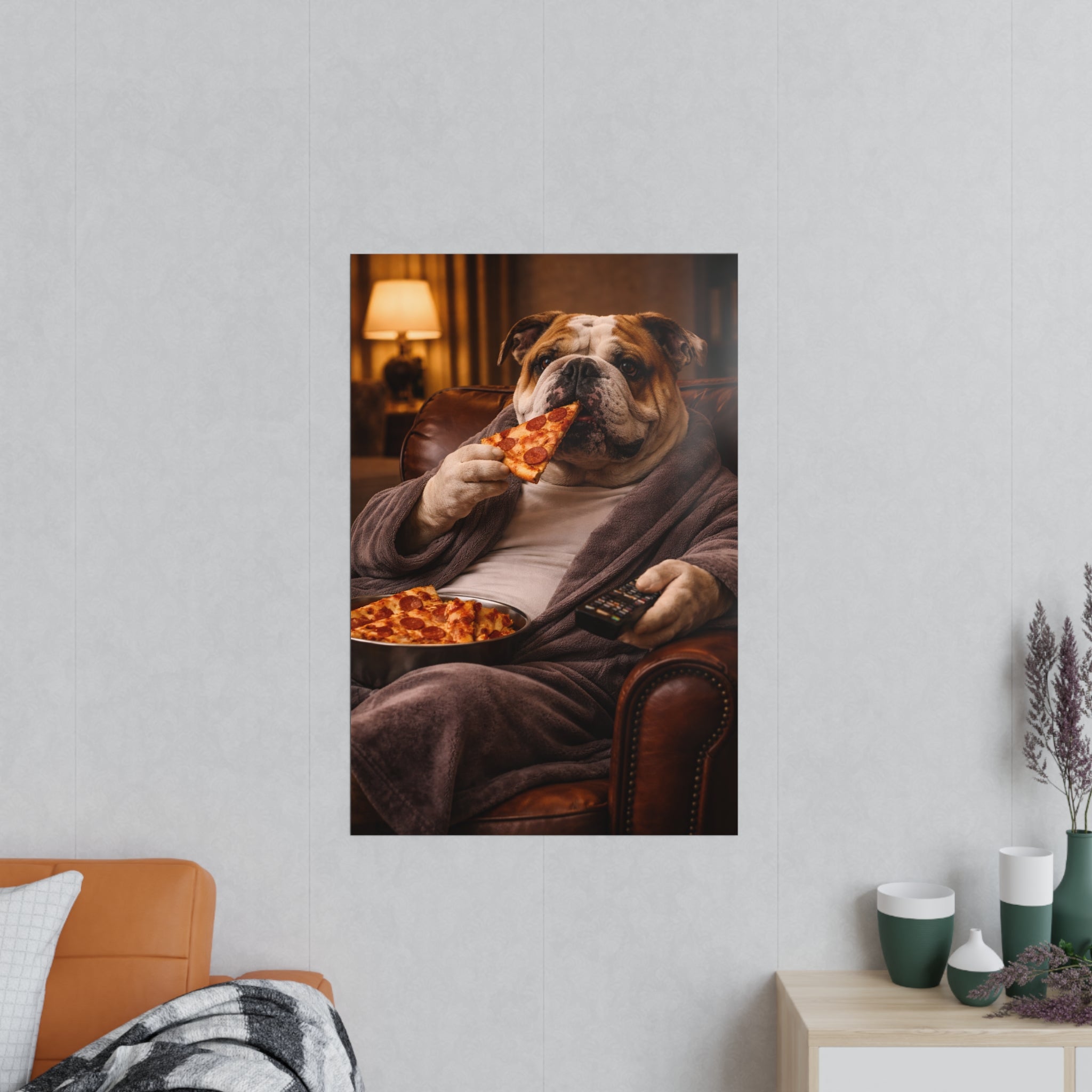 Chilliger Hund Poster