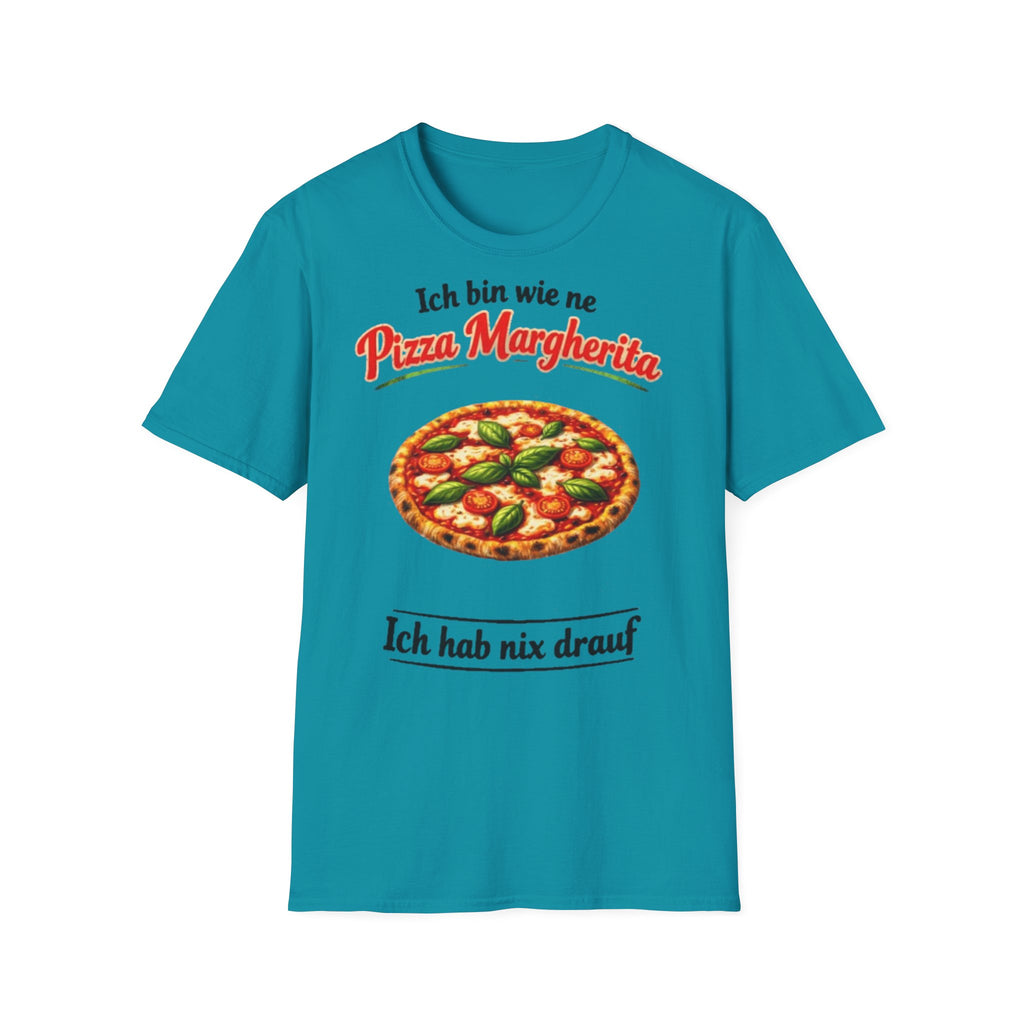 Pizza Margherita Shirt Ich hab nix drauf