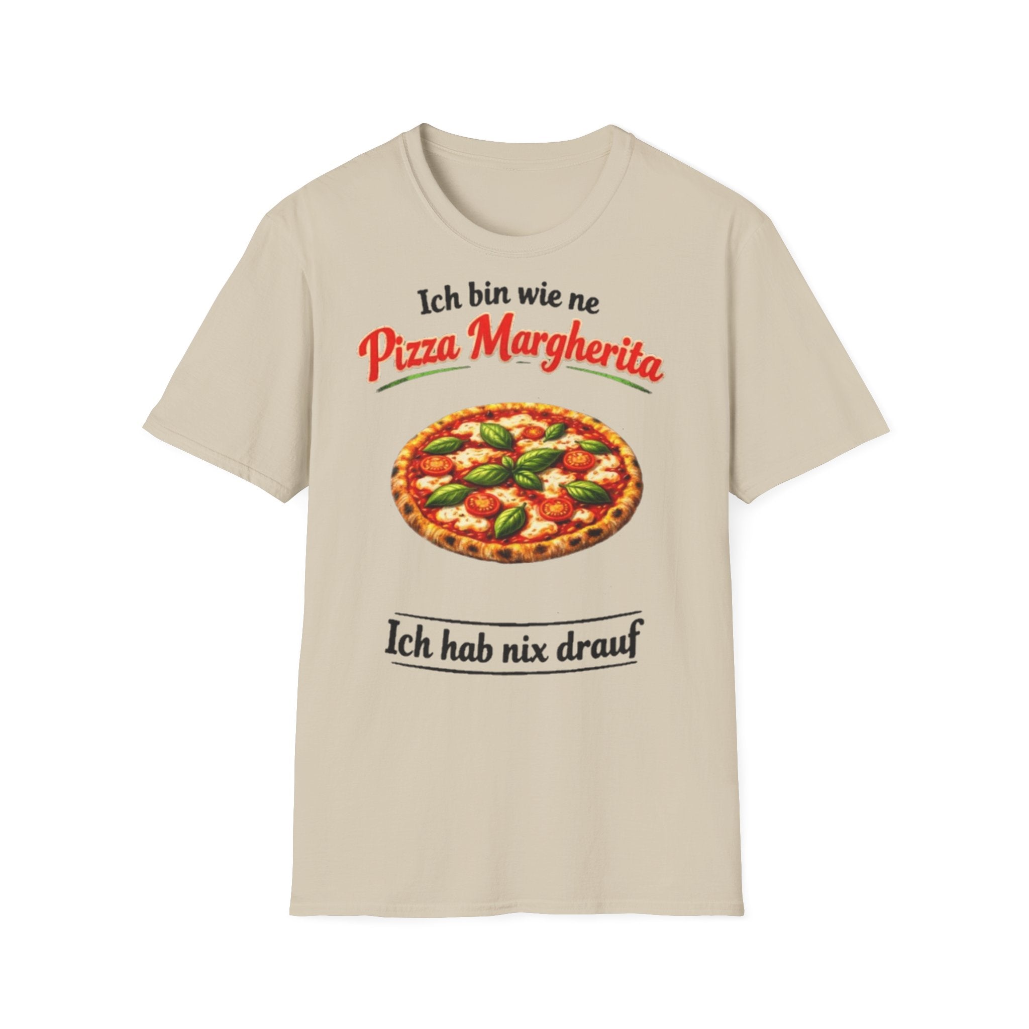 Pizza Margherita Shirt Ich hab nix drauf