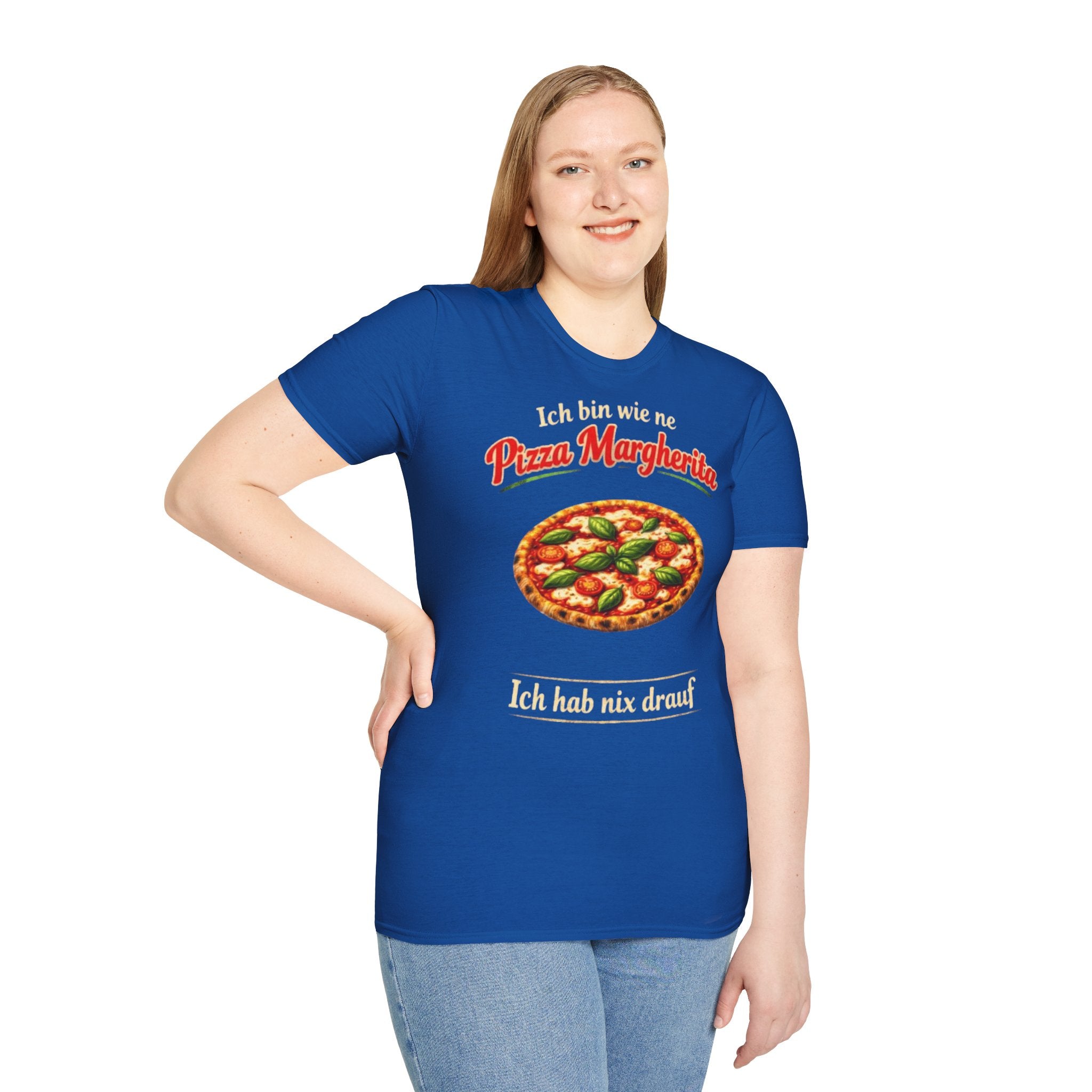 Pizza Margherita Shirt Ich hab nix drauf