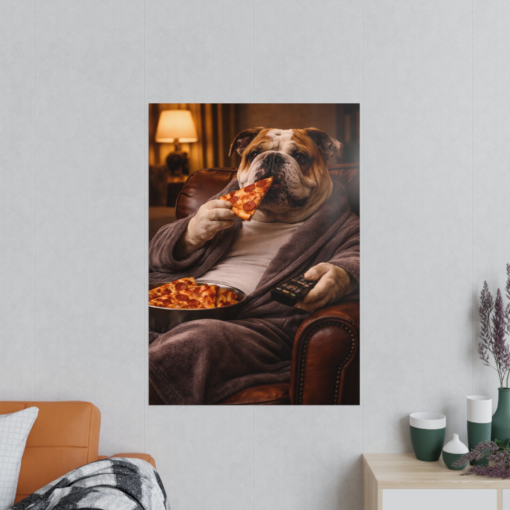 Chilliger Hund Poster