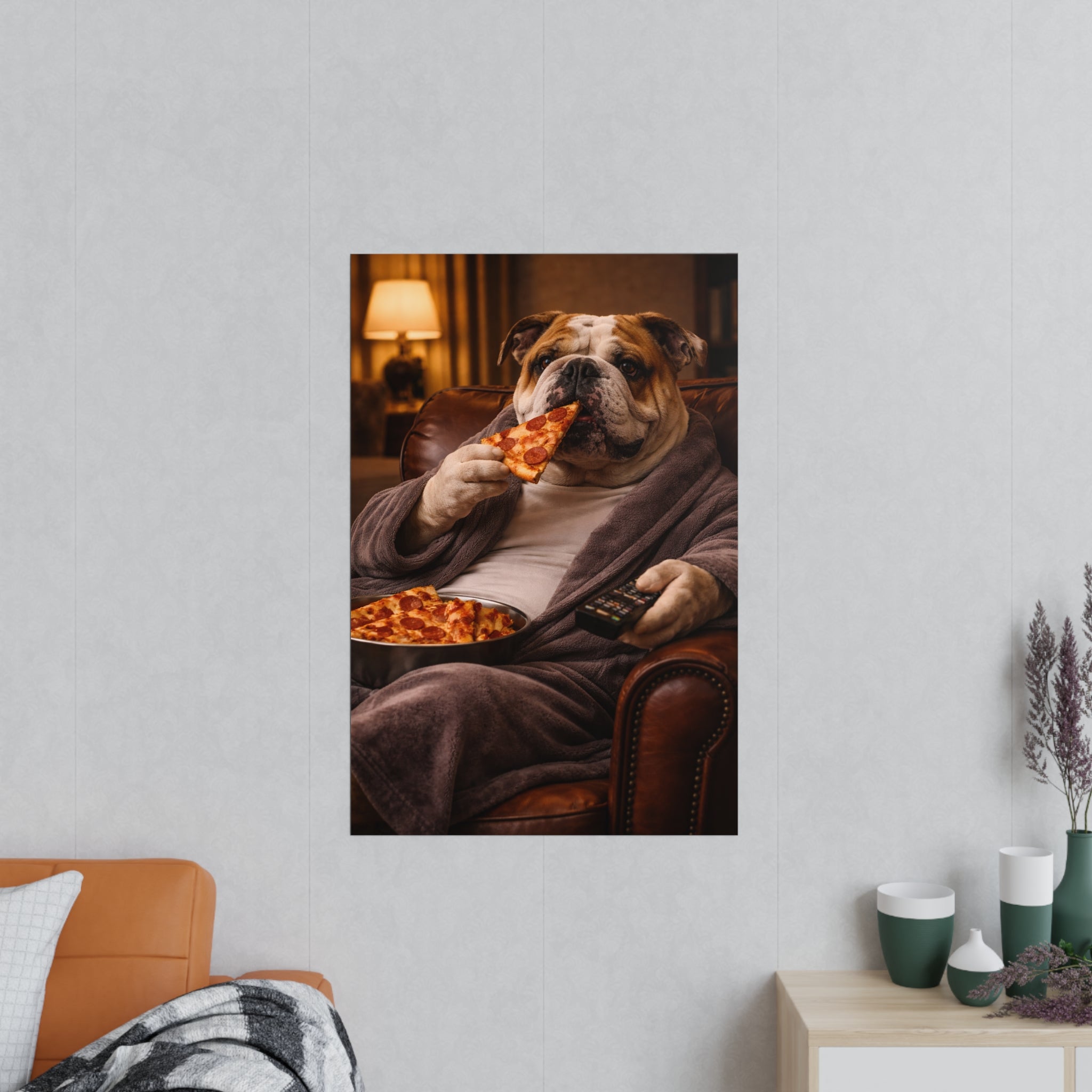 Chilliger Hund Poster