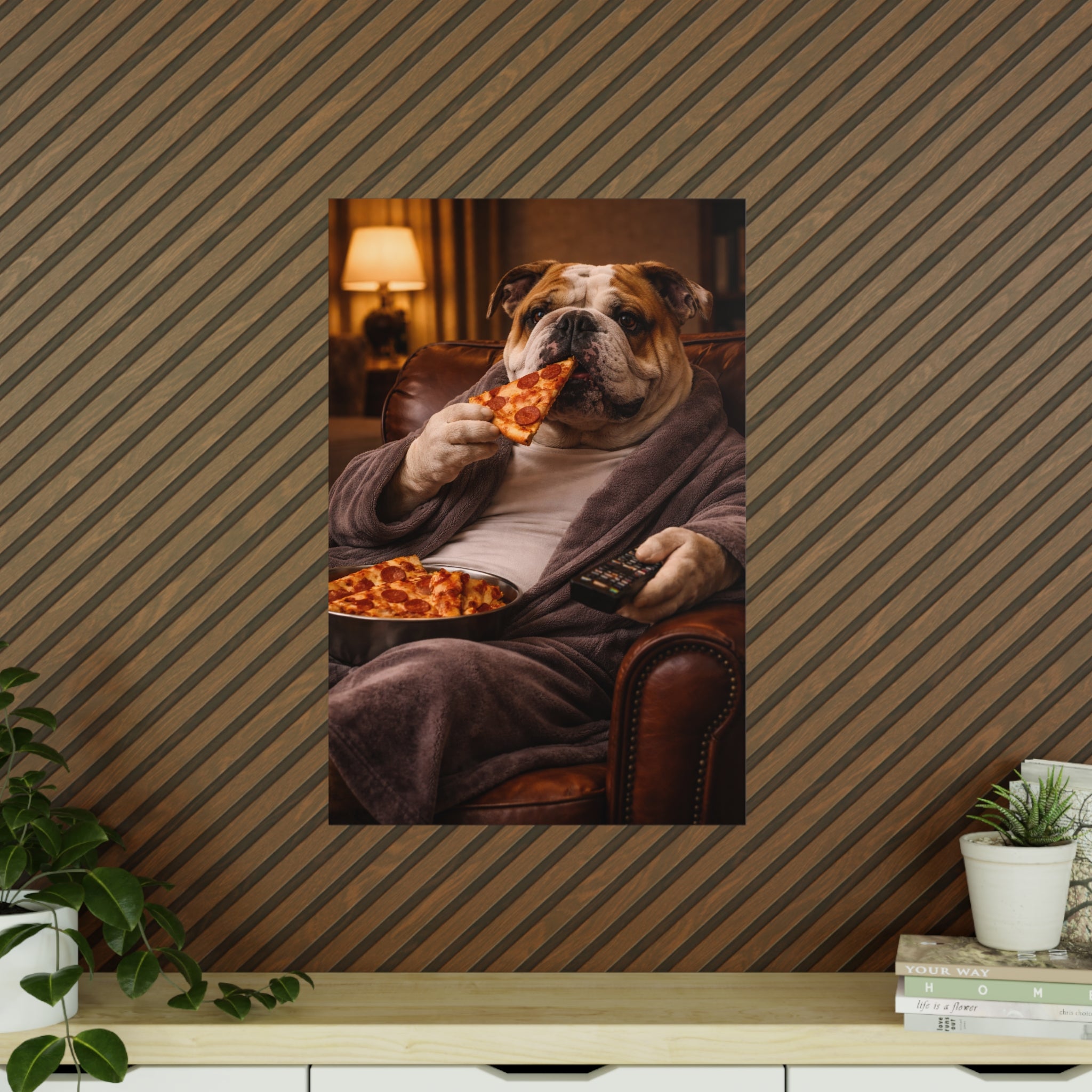 Chilliger Hund Poster