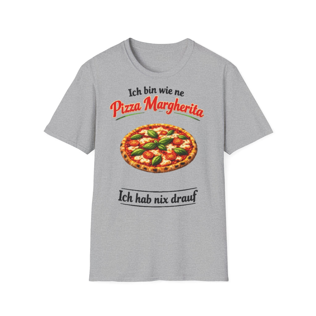 Pizza Margherita Shirt Ich hab nix drauf