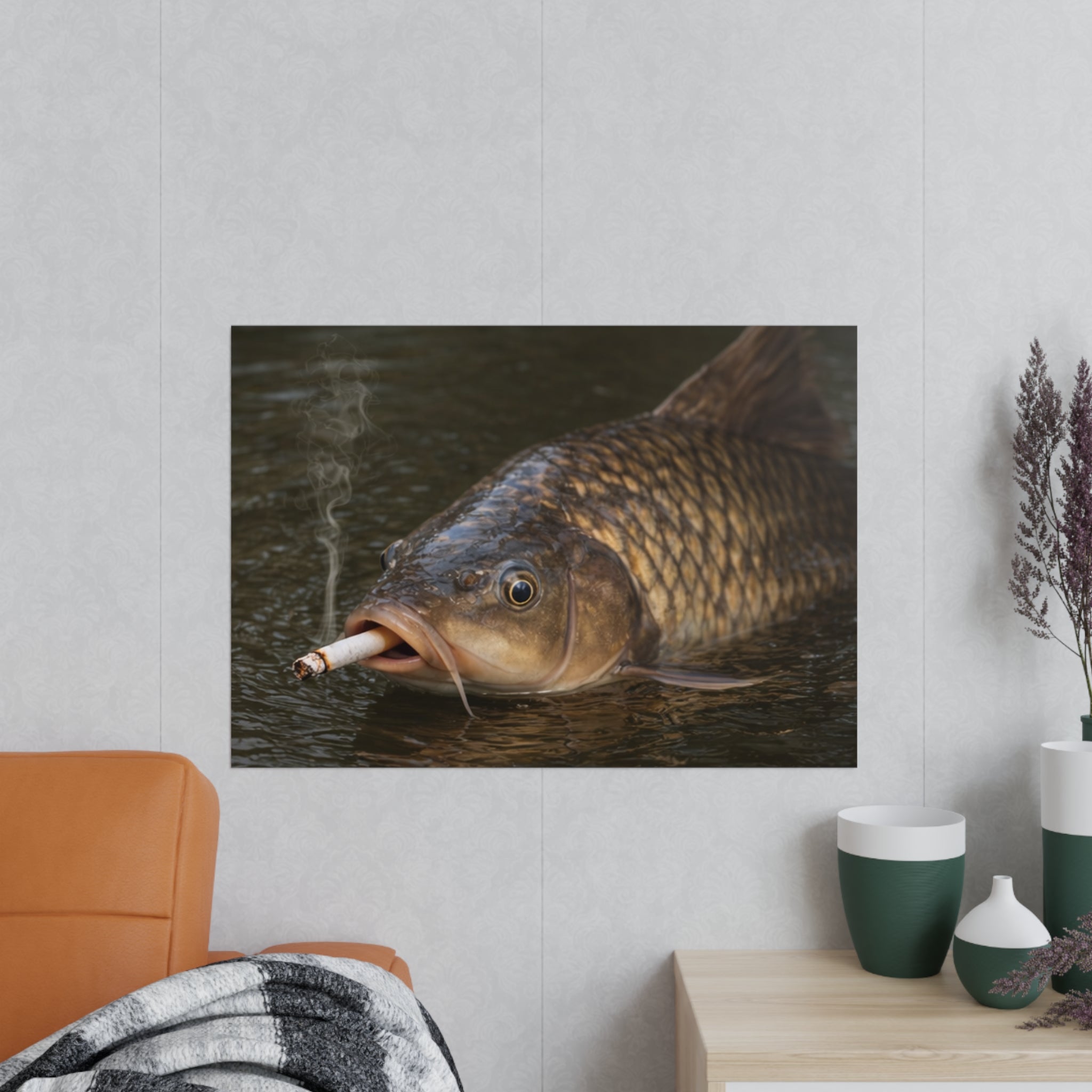 Lustiges Fish Poster