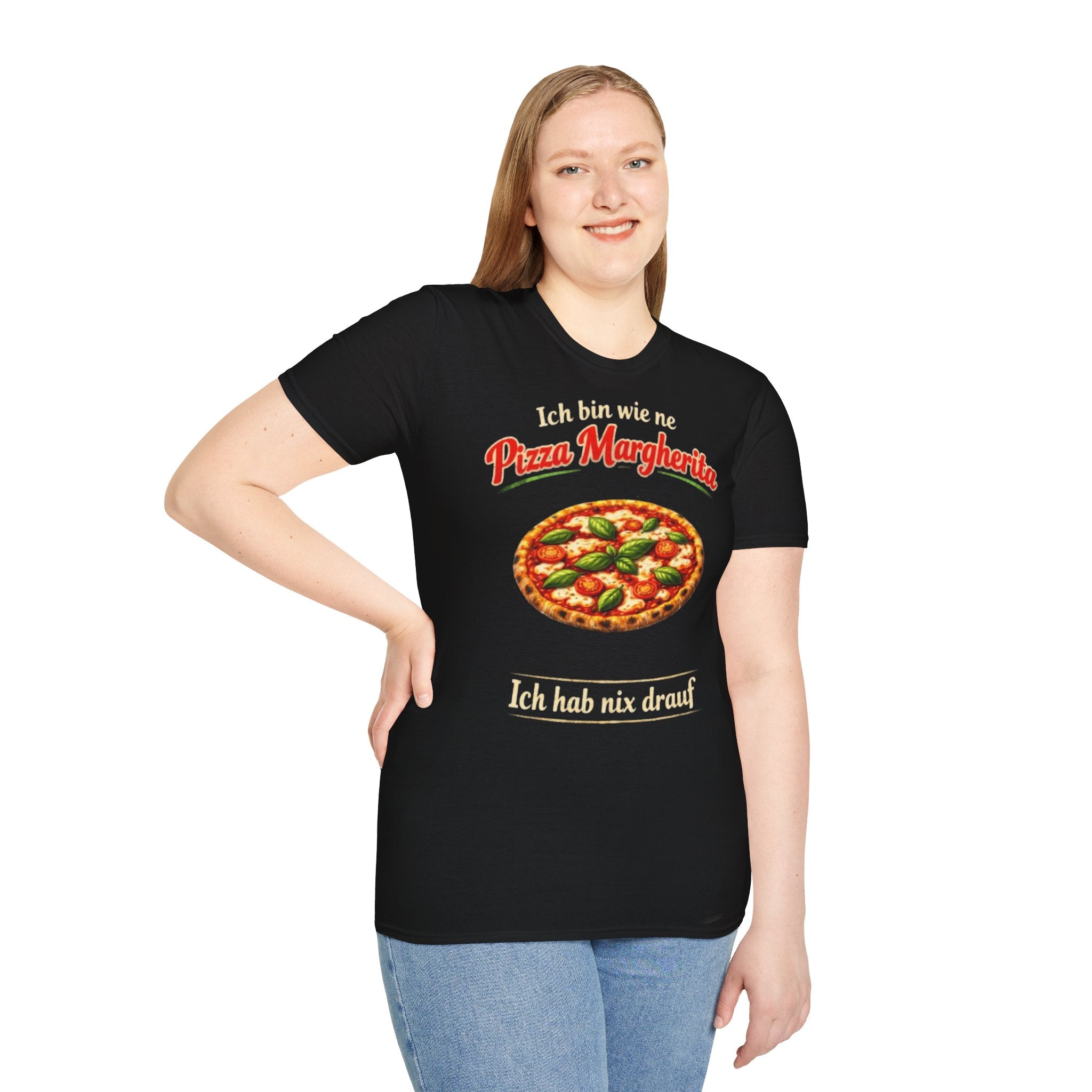 Pizza Margherita Shirt Ich hab nix drauf