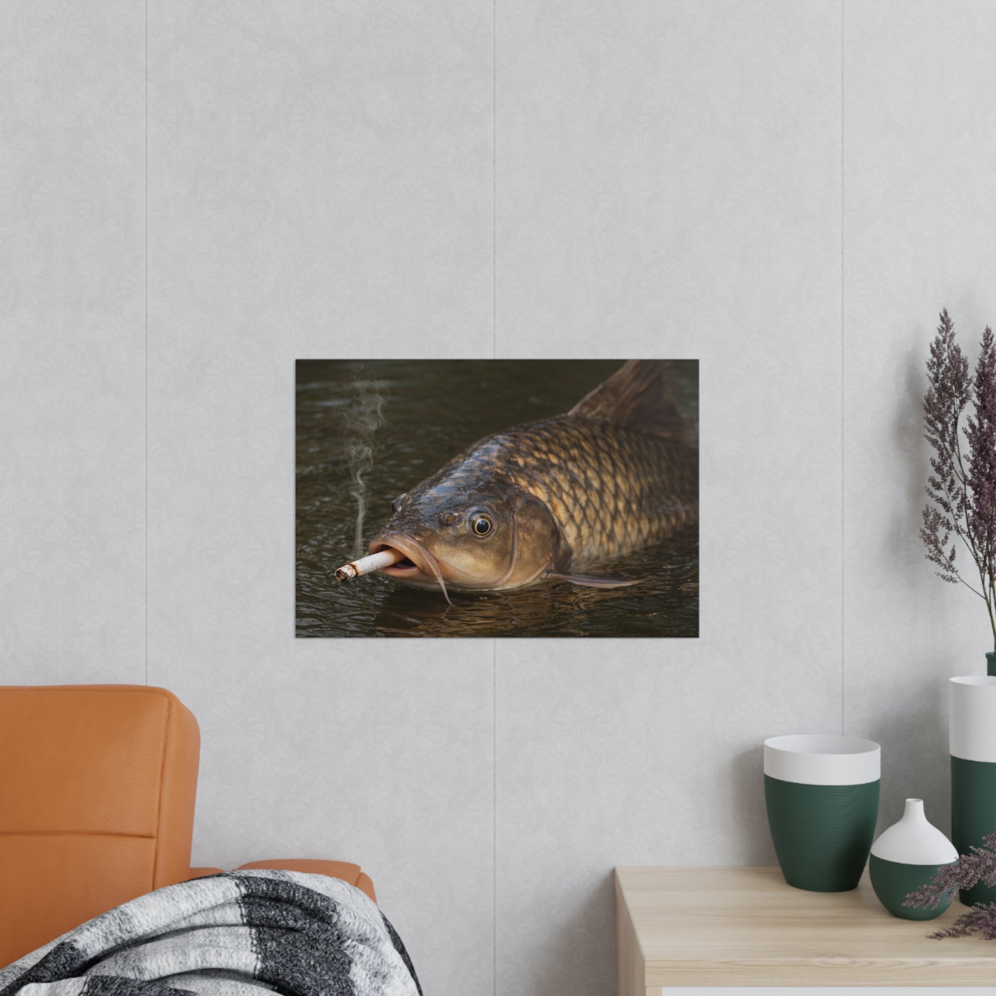 Lustiges Fish Poster