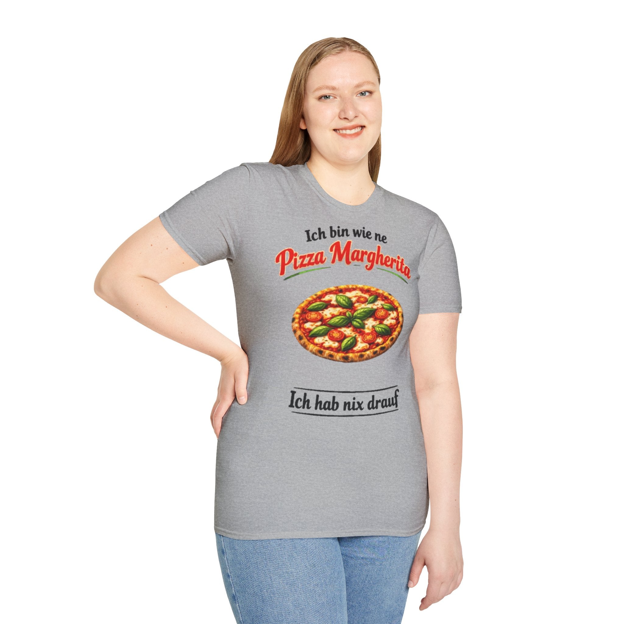 Pizza Margherita Shirt Ich hab nix drauf