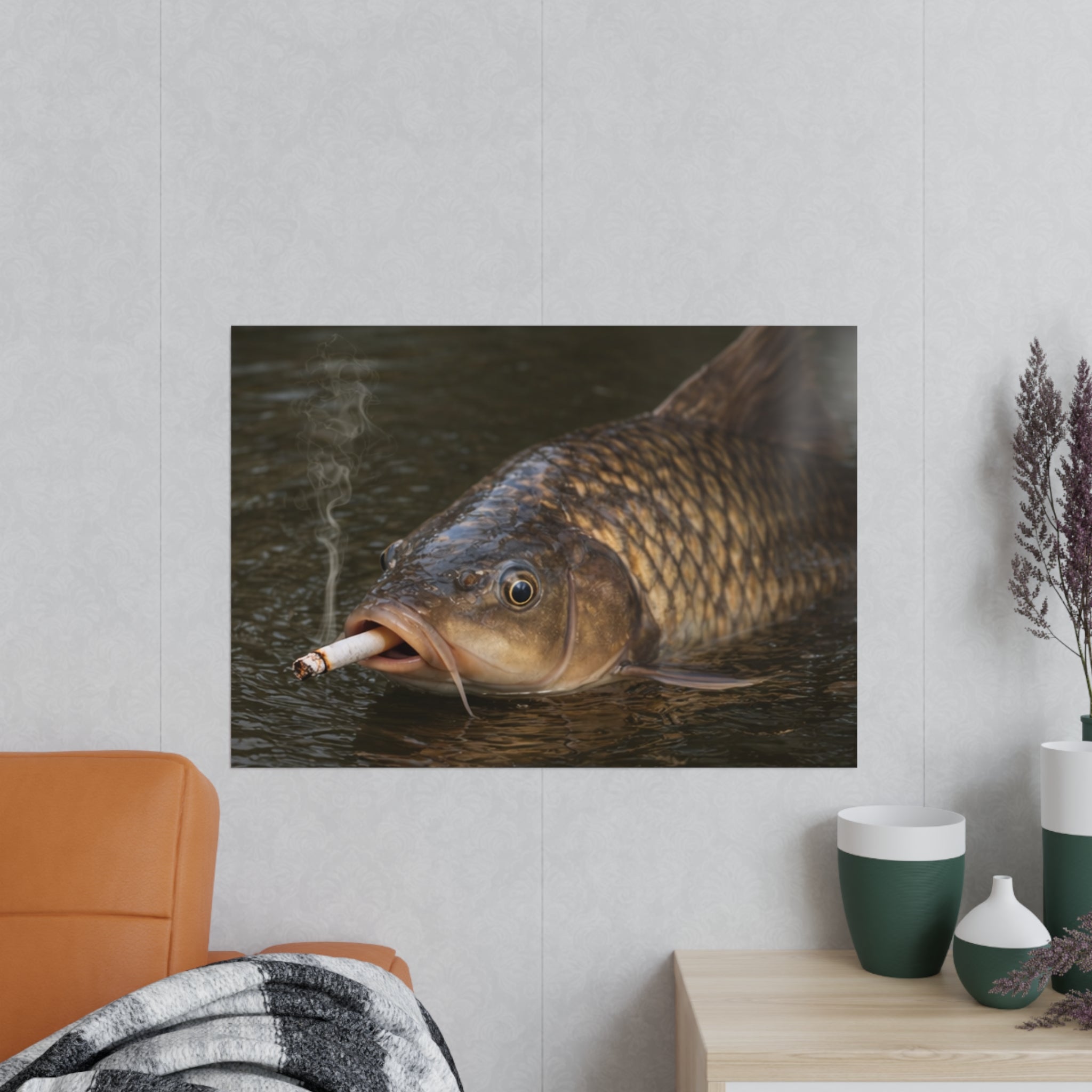 Lustiges Fish Poster
