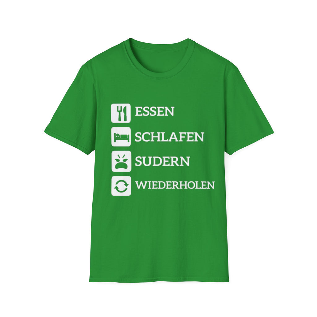 Essen Schlafen Sudern Wiederholen Shirt