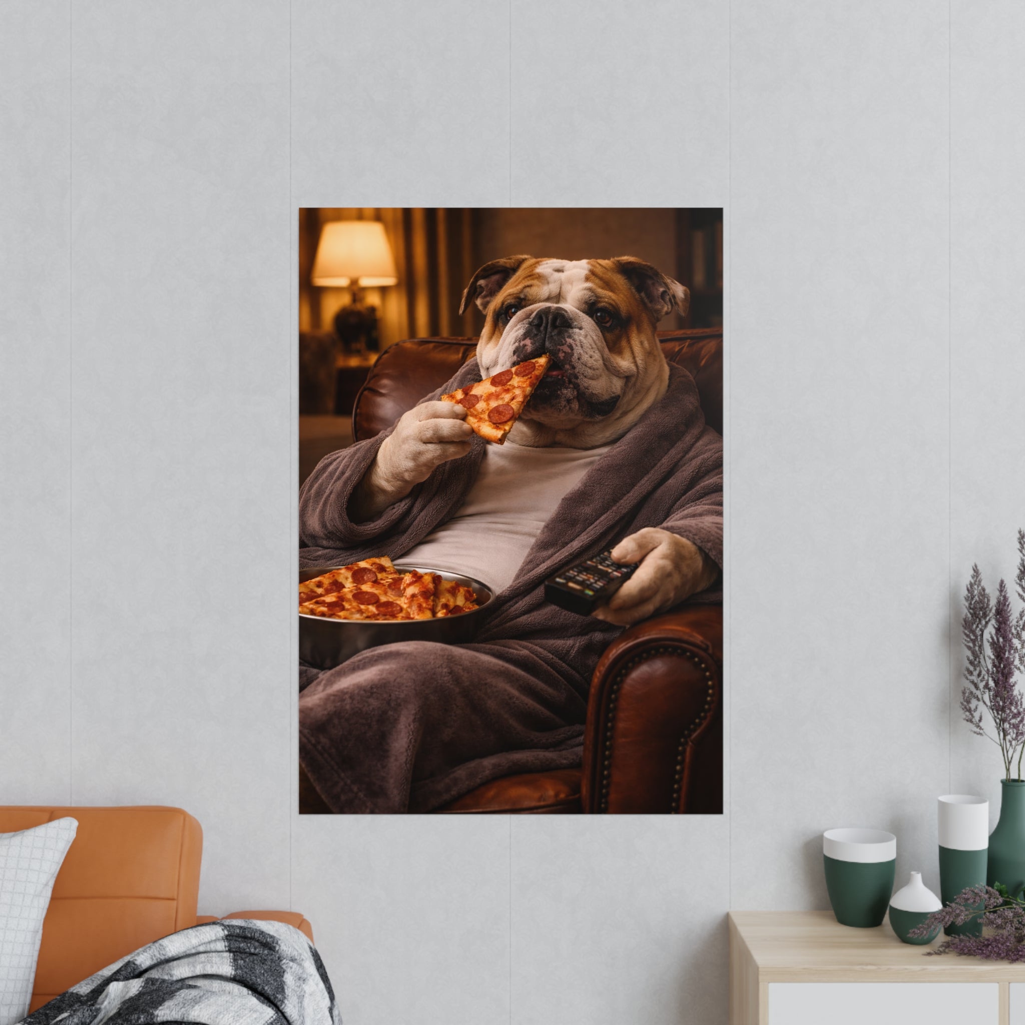 Chilliger Hund Poster