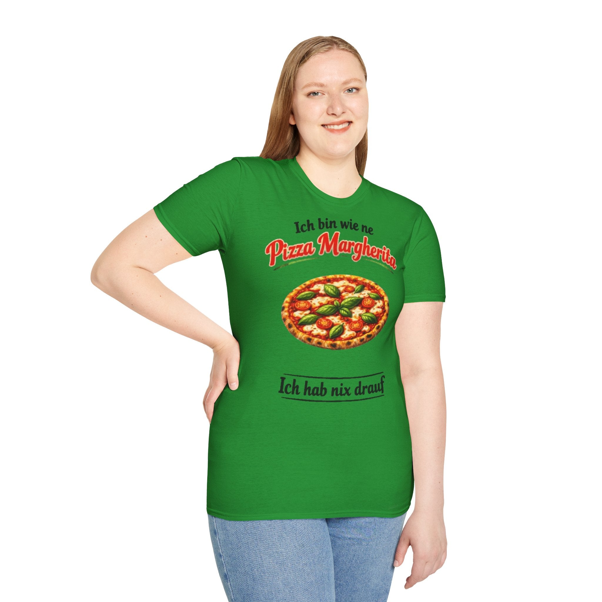 Pizza Margherita Shirt Ich hab nix drauf