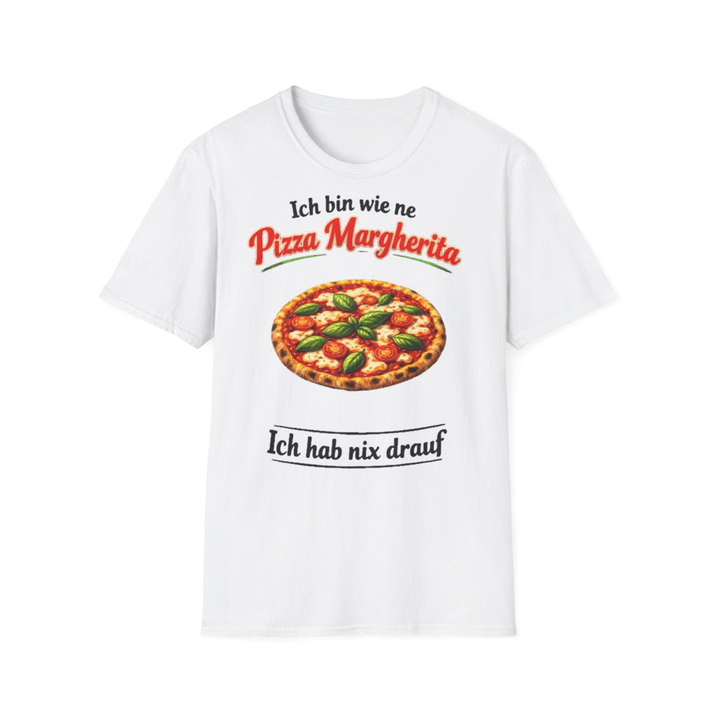 Pizza Margherita Shirt Ich hab nix drauf