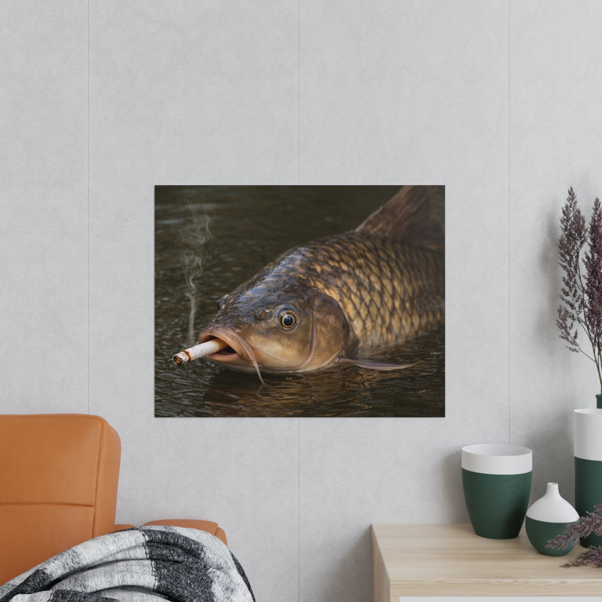 Lustiges Fish Poster