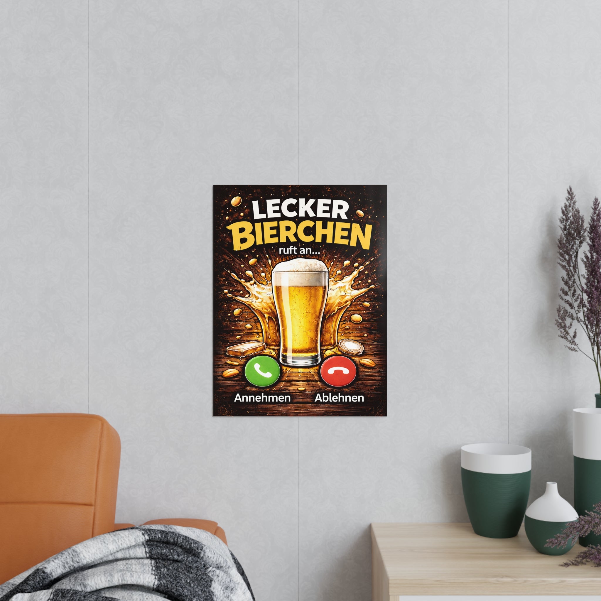 Lecker Bierchen Poster