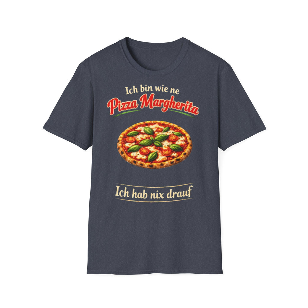 Pizza Margherita Shirt Ich hab nix drauf