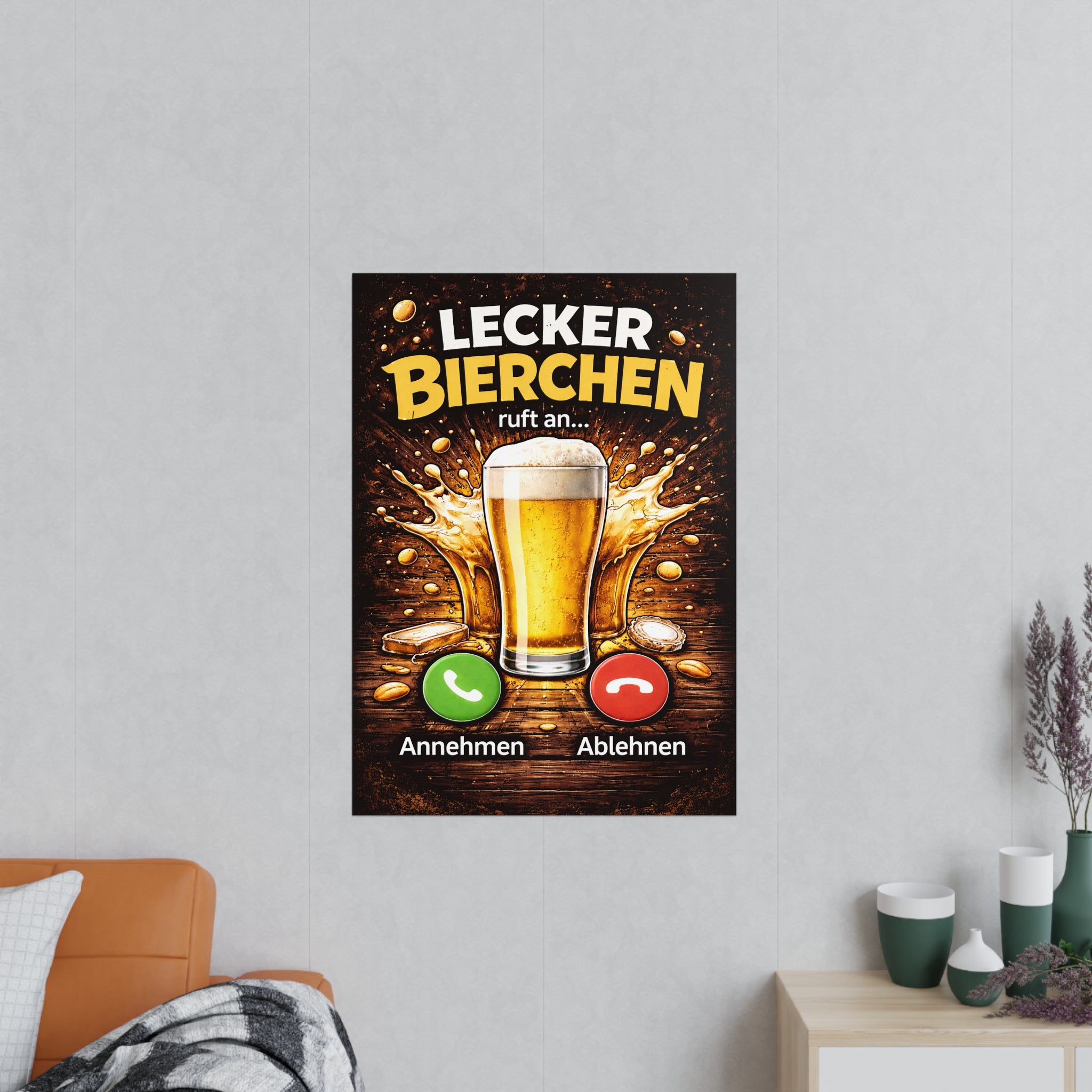 Lecker Bierchen Poster