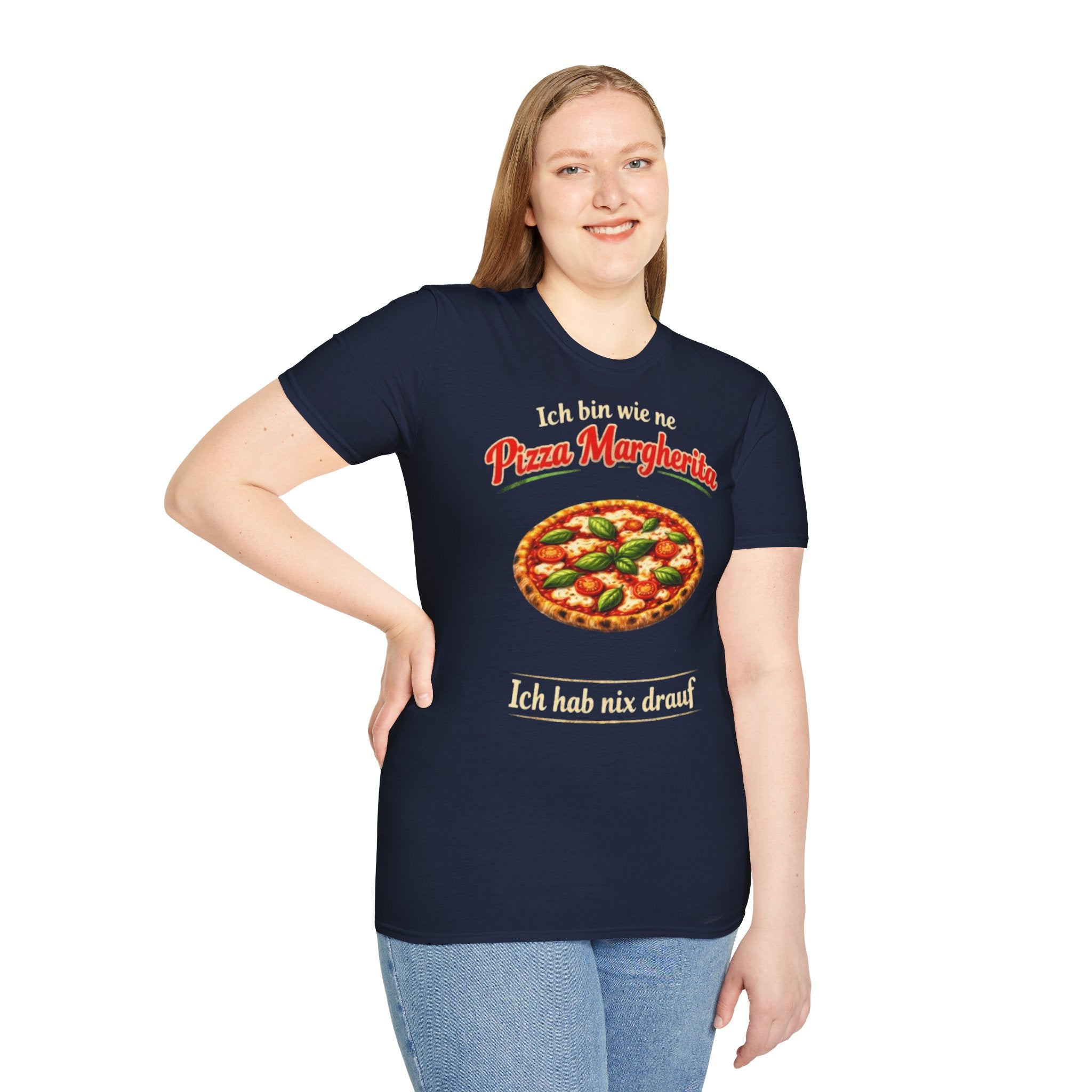 Pizza Margherita Shirt Ich hab nix drauf