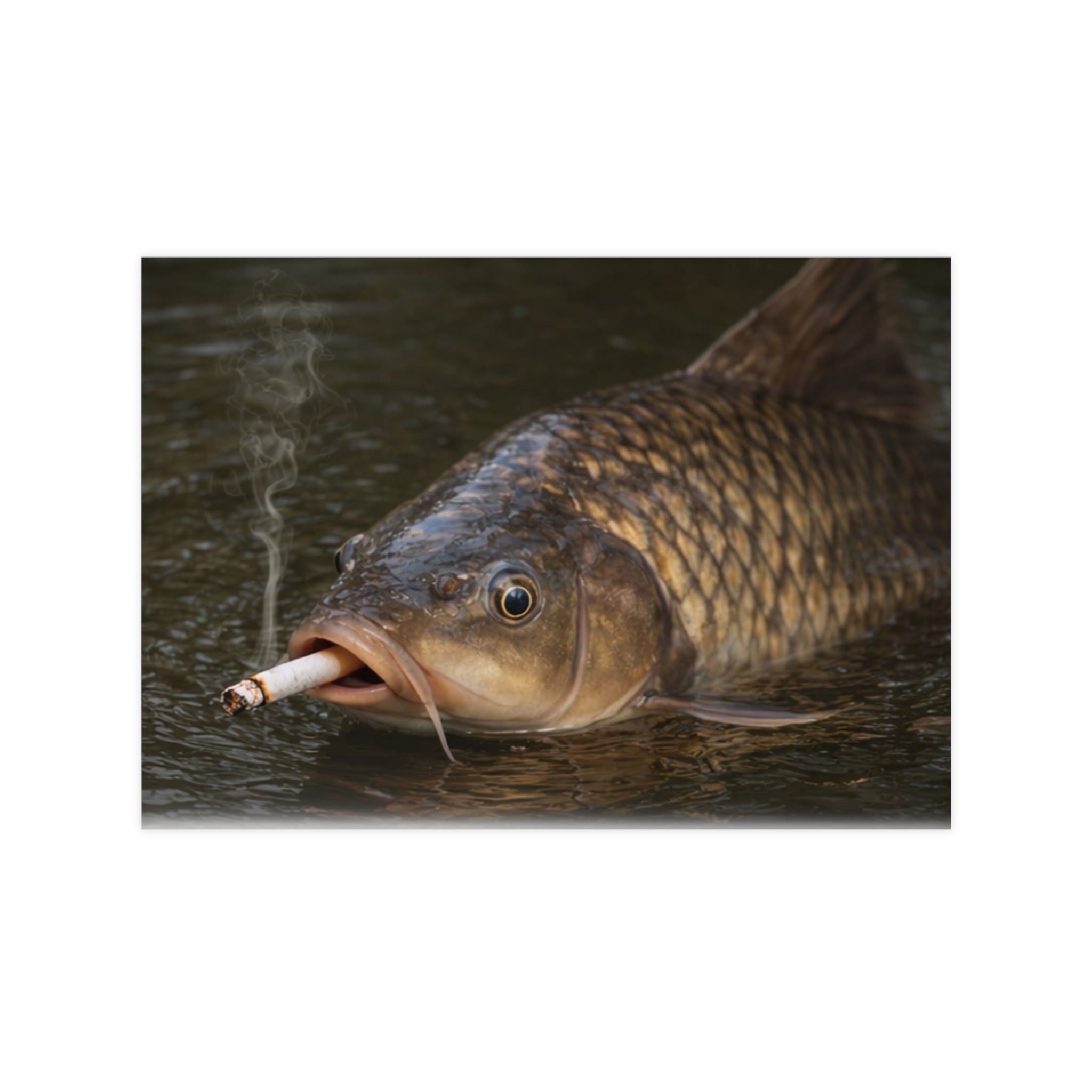 Lustiges Fish Poster