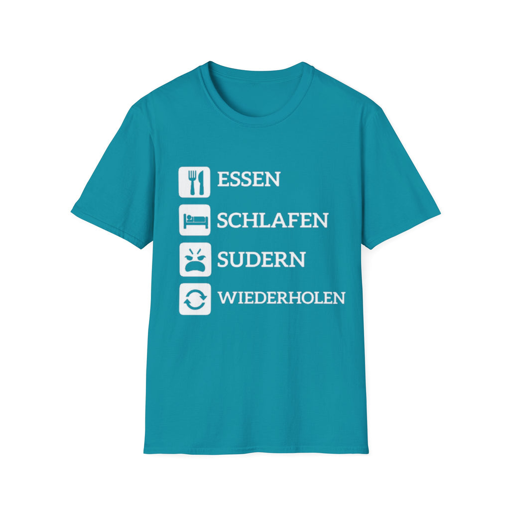 Essen Schlafen Sudern Wiederholen Shirt
