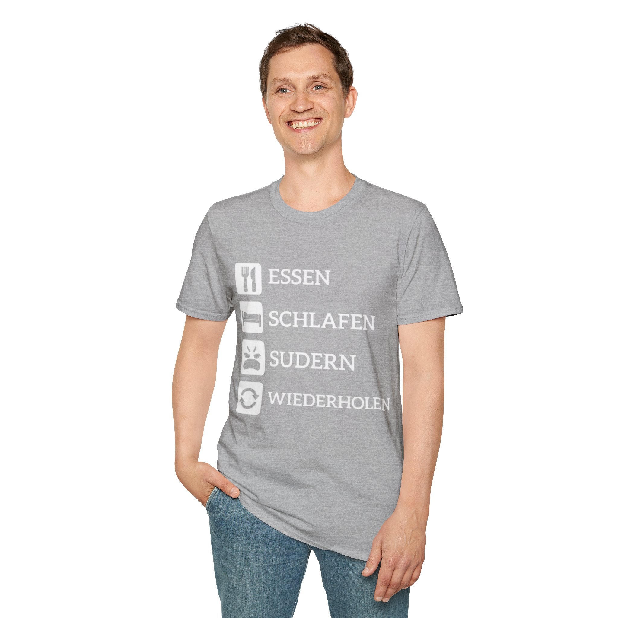 Essen Schlafen Sudern Wiederholen Shirt