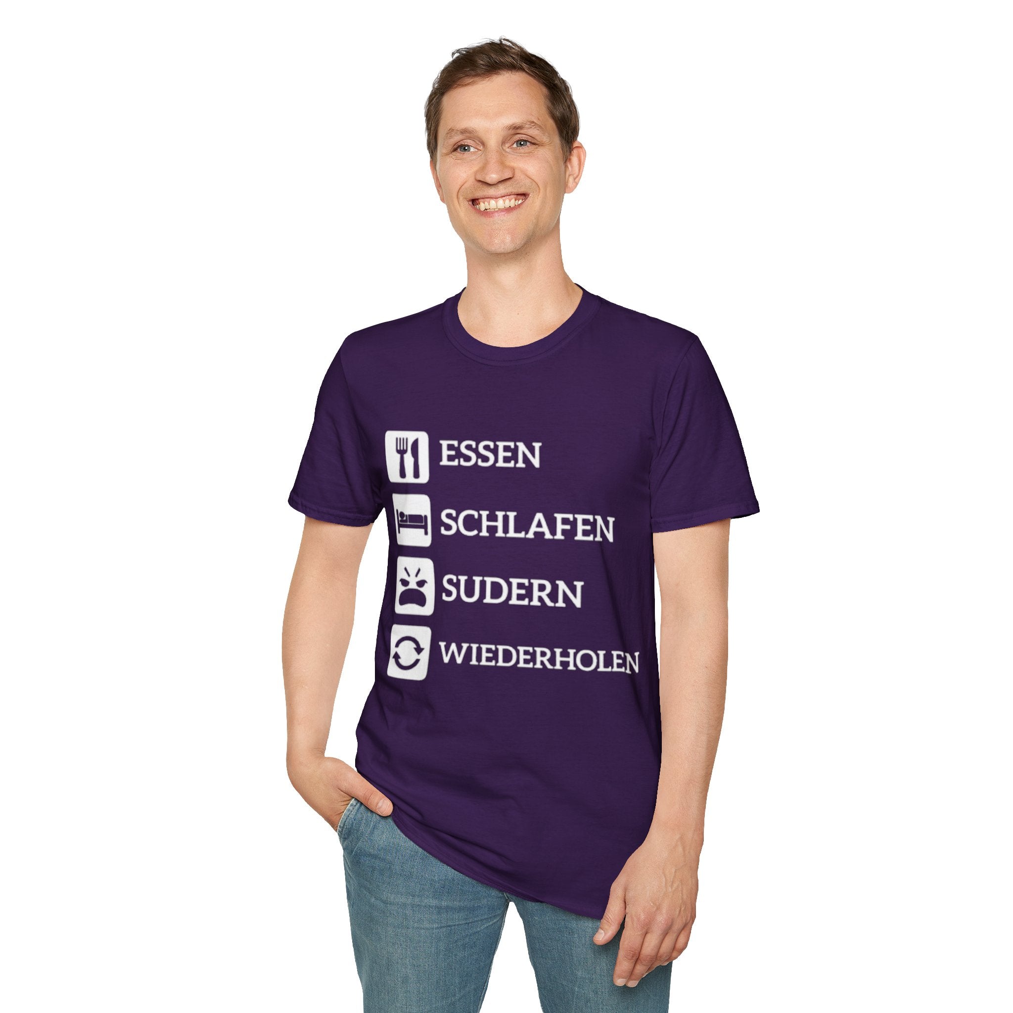 Essen Schlafen Sudern Wiederholen Shirt