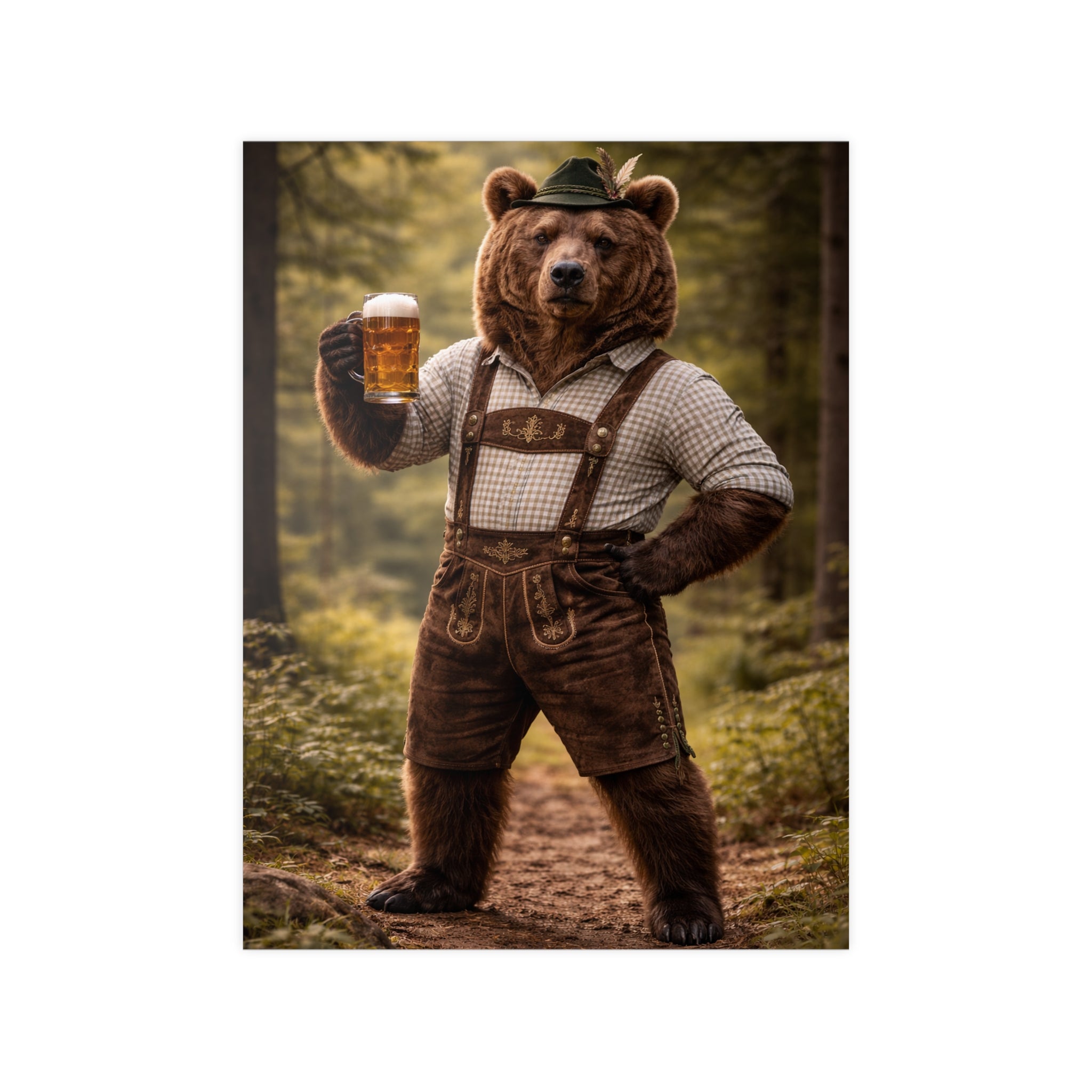 Bier Bär Poster