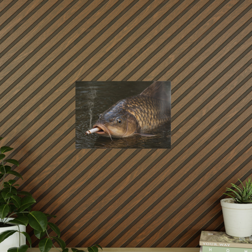 Lustiges Fish Poster