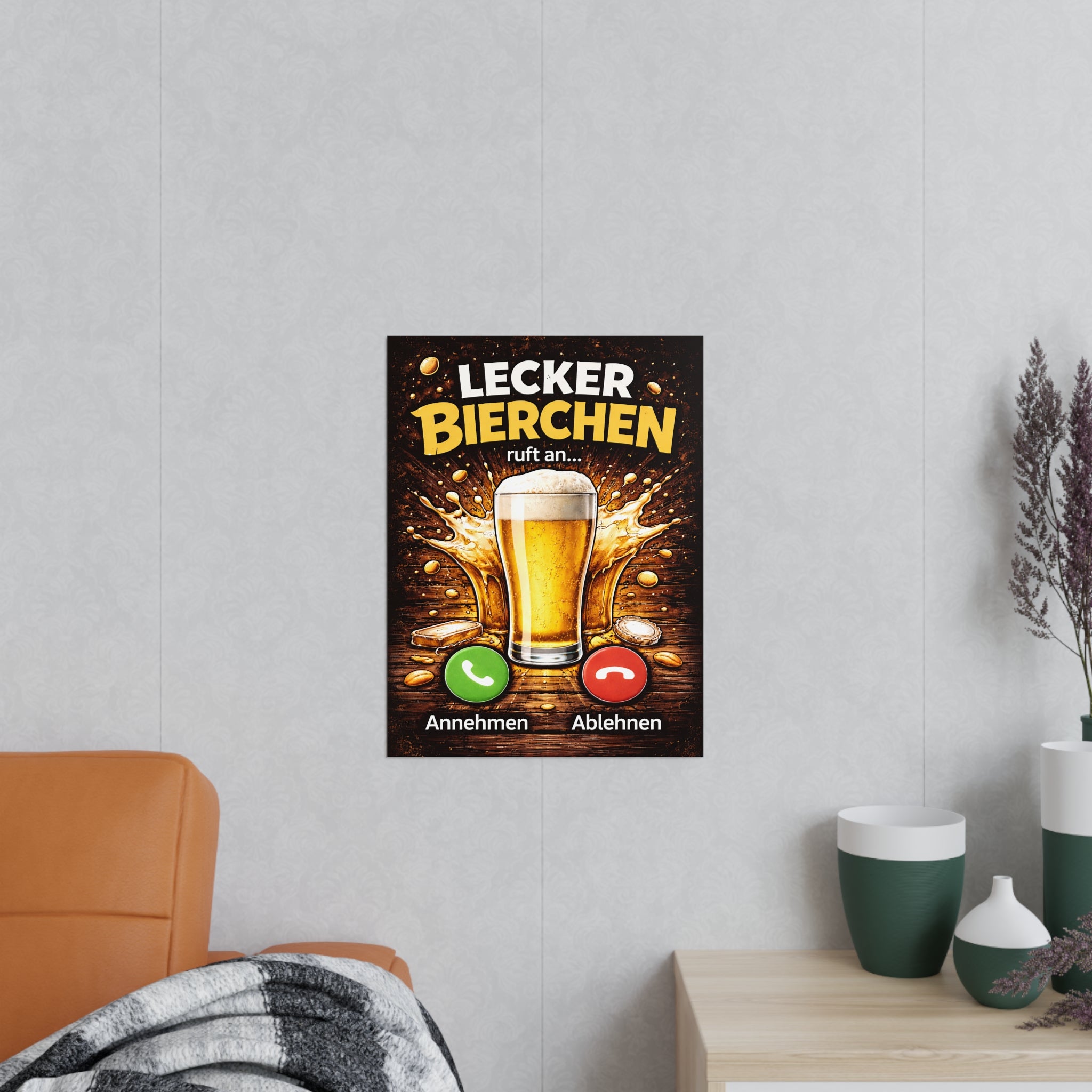 Lecker Bierchen Poster