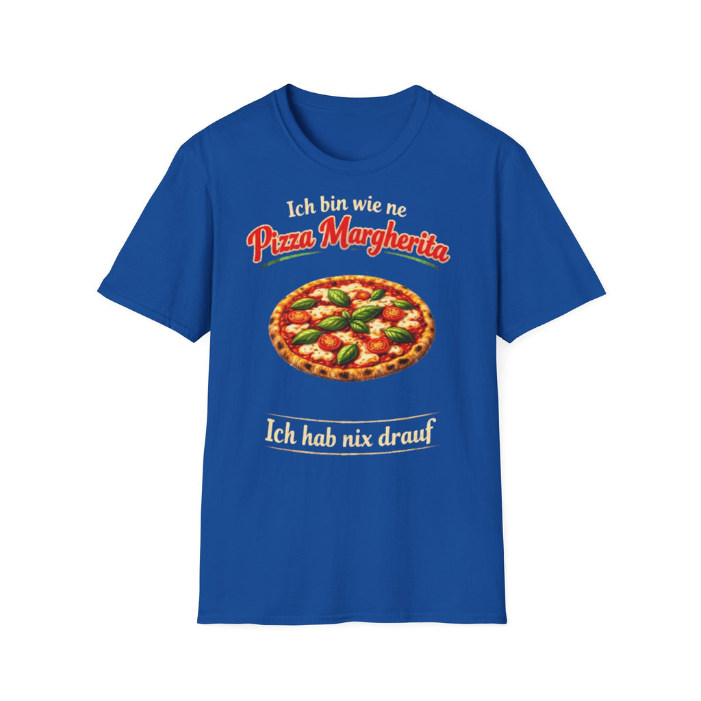 Pizza Margherita Shirt Ich hab nix drauf