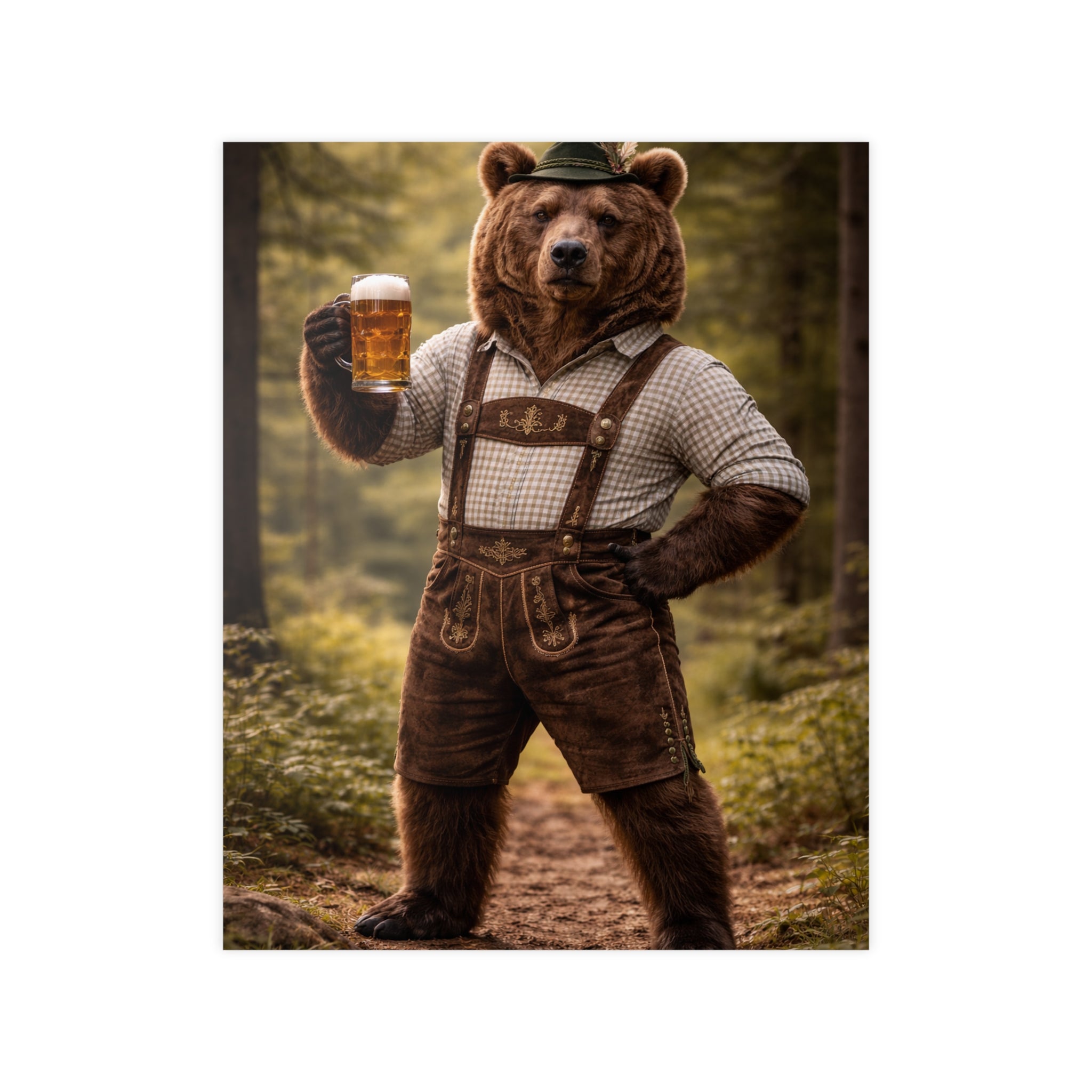 Bier Bär Poster