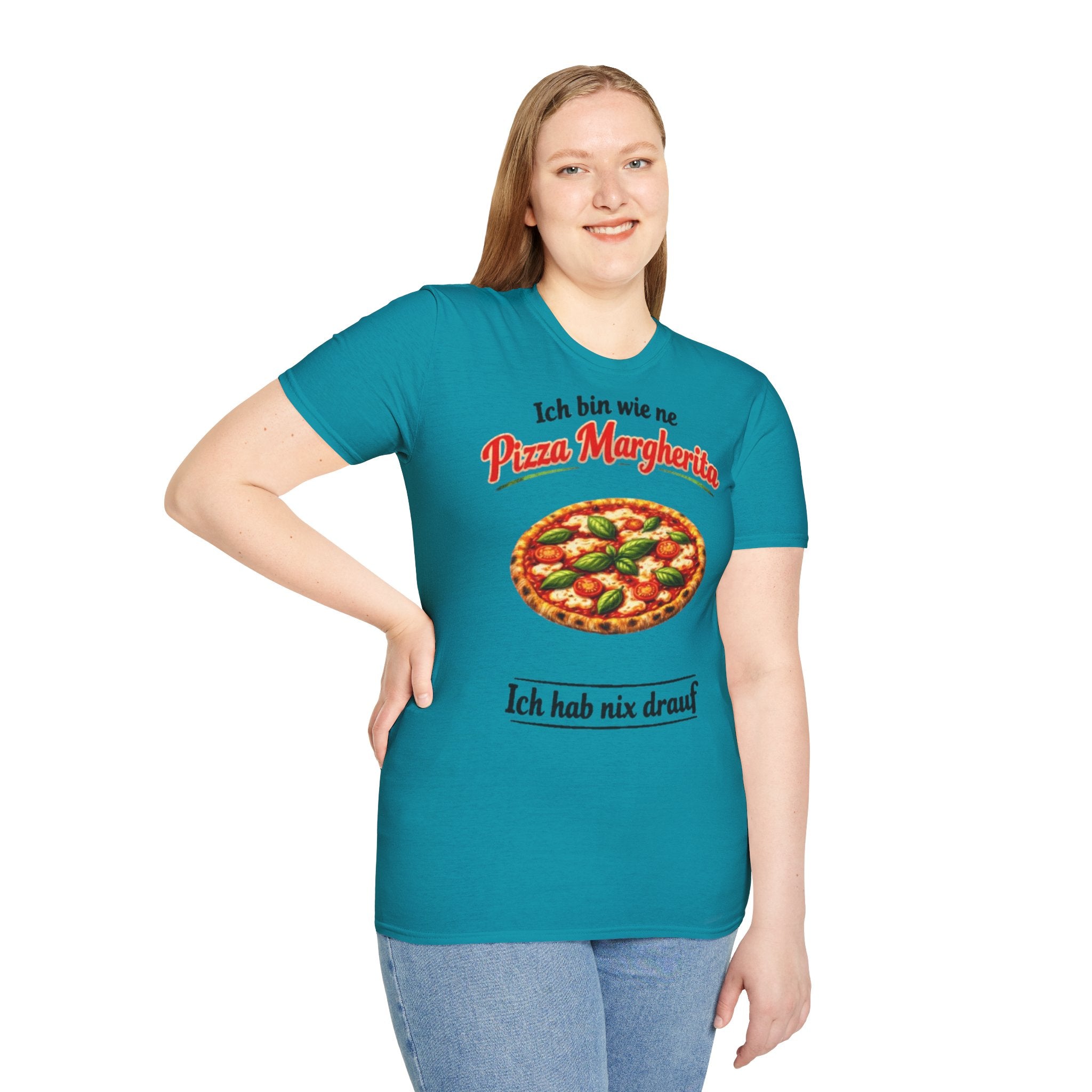 Pizza Margherita Shirt Ich hab nix drauf