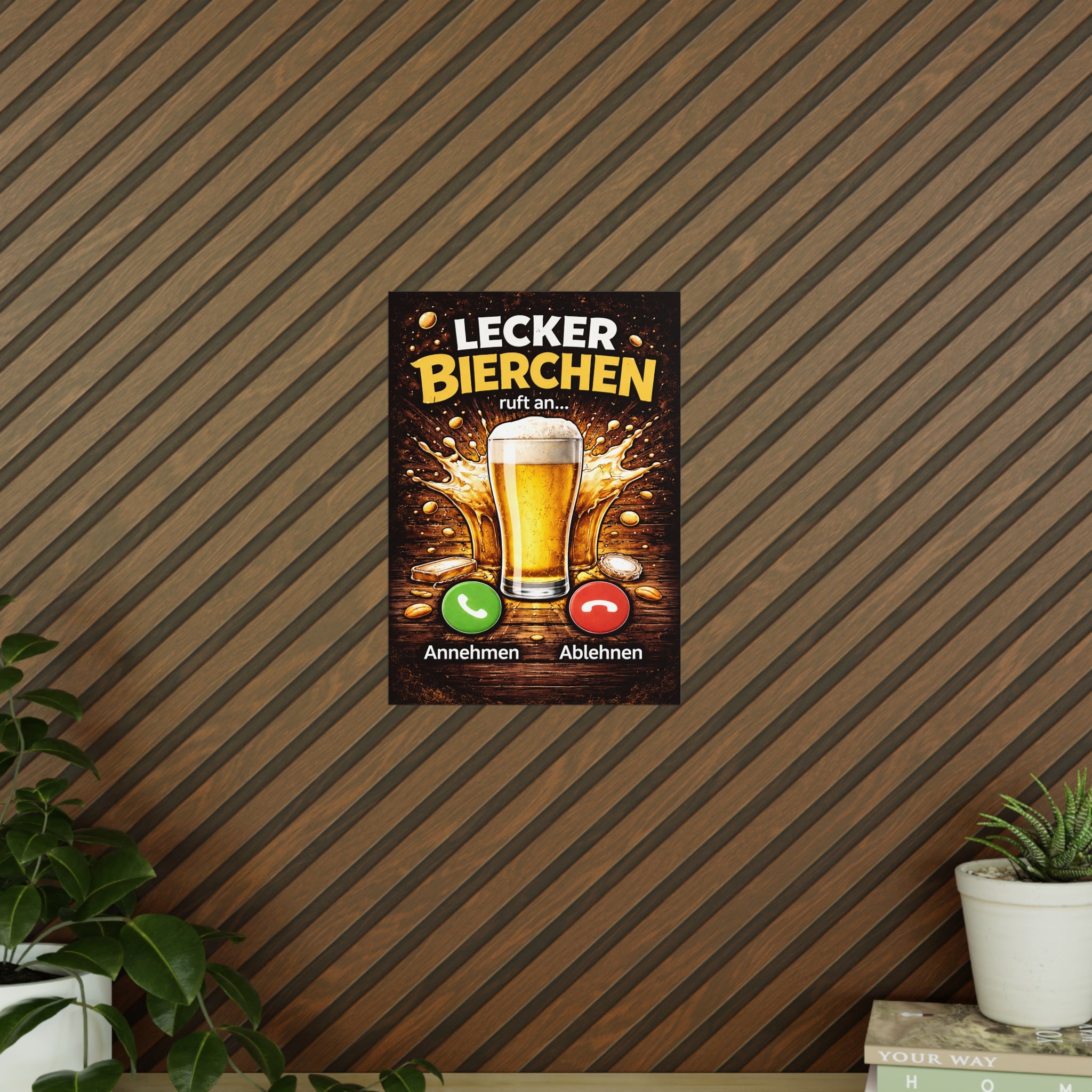 Lecker Bierchen Poster